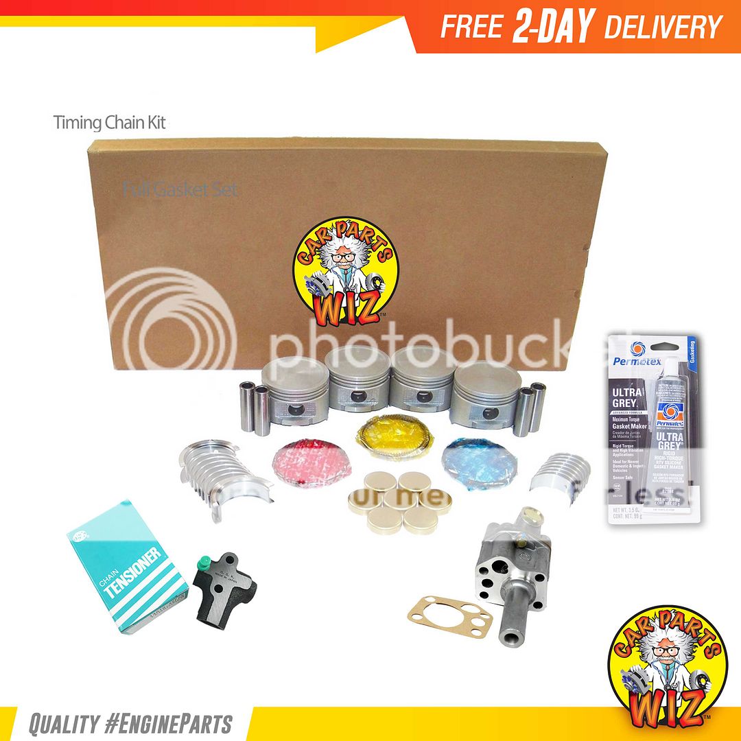 Master Engine Rebuild Kit Fits 9095 Nissan Pickup D21 SOHC 12v KA24E